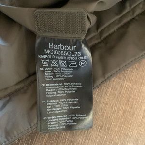 Barbour Kensington Gilet Mens Vest Size 